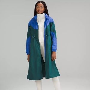Lululemon Evergreen Full-Zip Long Jacket
Green Jasper/Wild Indigo